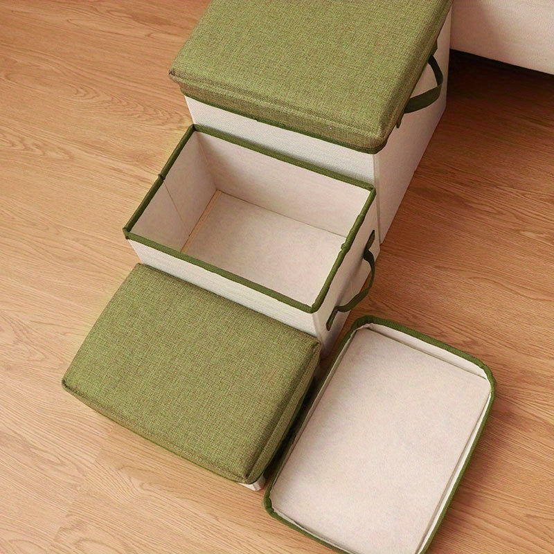 Escada Pet com 3 Degraus e Caixas Organizadoras Dobráveis | Degraus para Cães de Pequeno Porte | Ideal para Camas e Sofás
