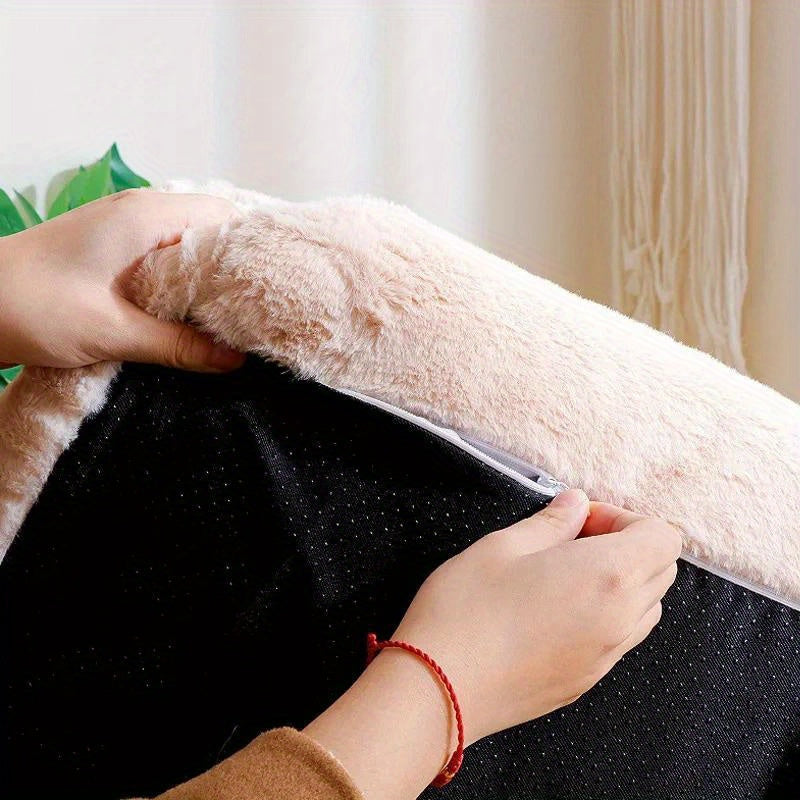 Casinha para Cão com Isolamento para o Inverno, Adequada para Todas as Estações, Colchão para Pet Removível e Lavável, Sofá para Cão e Cama para Gato no Inverno.