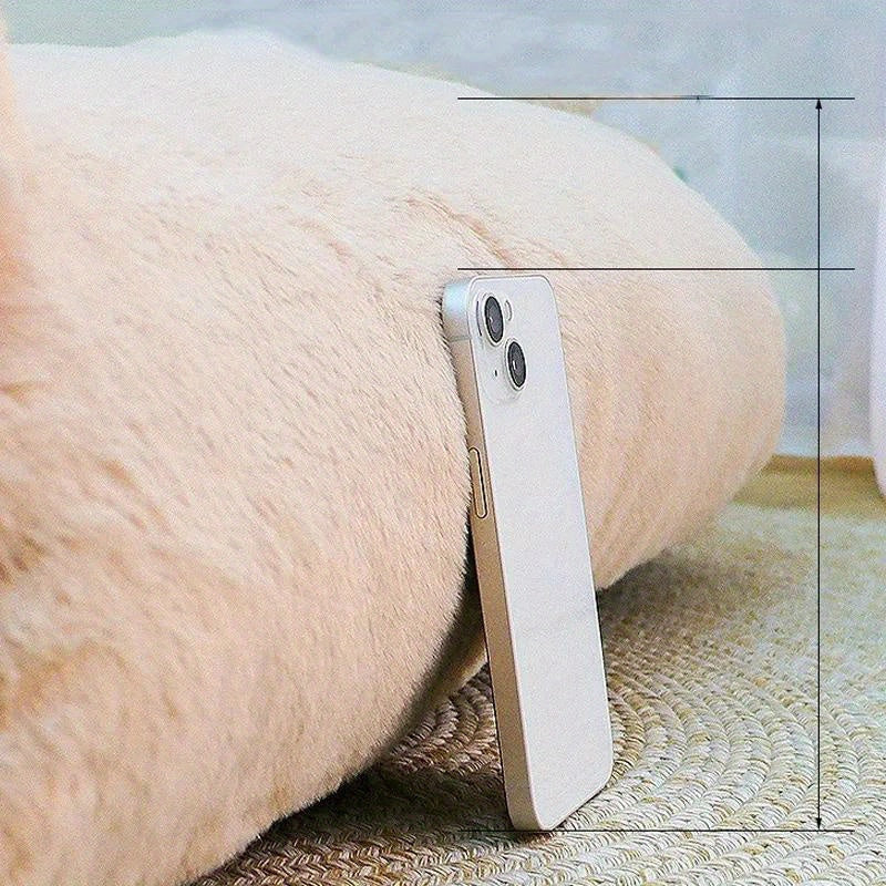 Casinha para Cão com Isolamento para o Inverno, Adequada para Todas as Estações, Colchão para Pet Removível e Lavável, Sofá para Cão e Cama para Gato no Inverno.