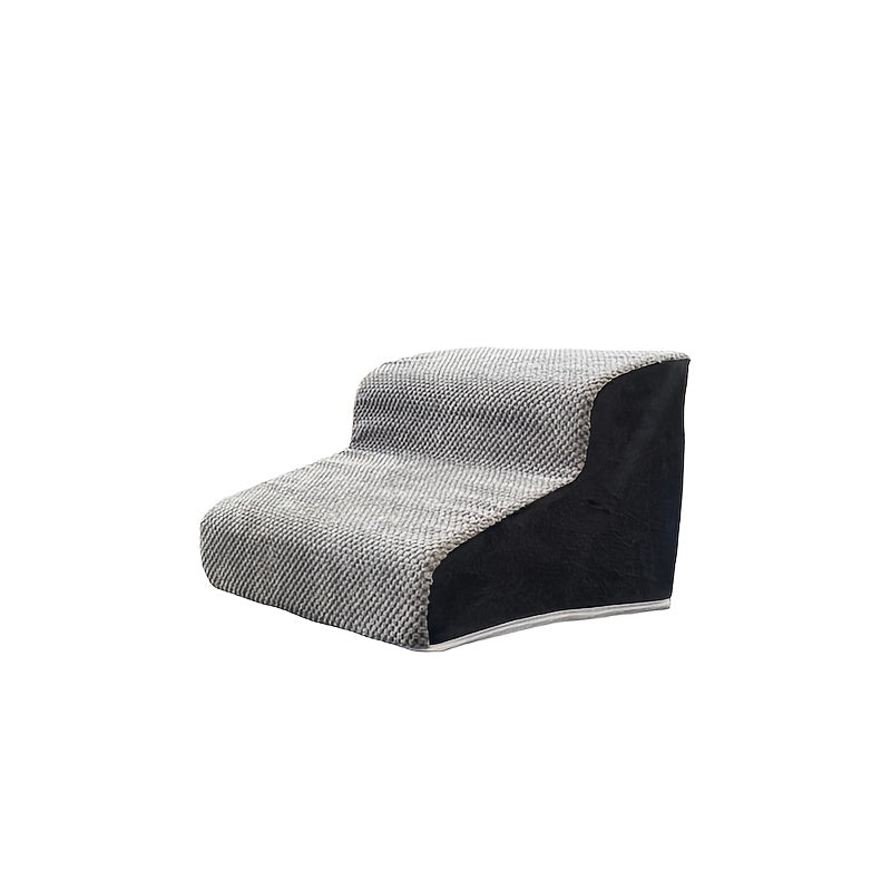 Escada de Segurança para Pets | Degraus para Cães e Gatos e Rampa para Sofá e Cama para Pets Idosos, Feridos e Necessitados de Assistência | Antiderrapante, Capa Removível e Lavável | Passagem Interna Confortável com Design de Estrelas