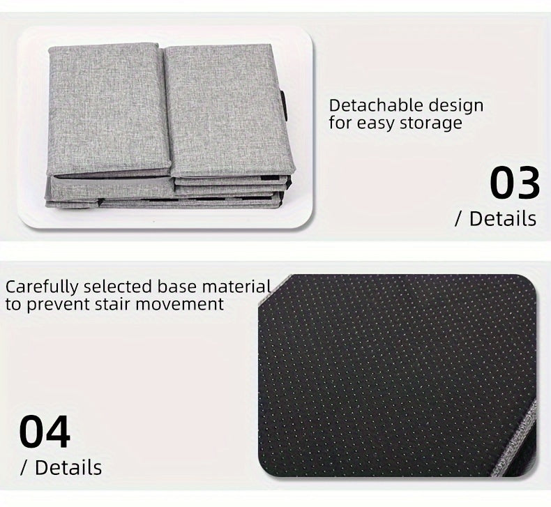 Escada Pet com 4 Degraus – Escada de Subida para Cães de Pequeno Porte | Escada Residencial Multinível | Ideal para Acesso a Sofás, Camas e Poltronas
