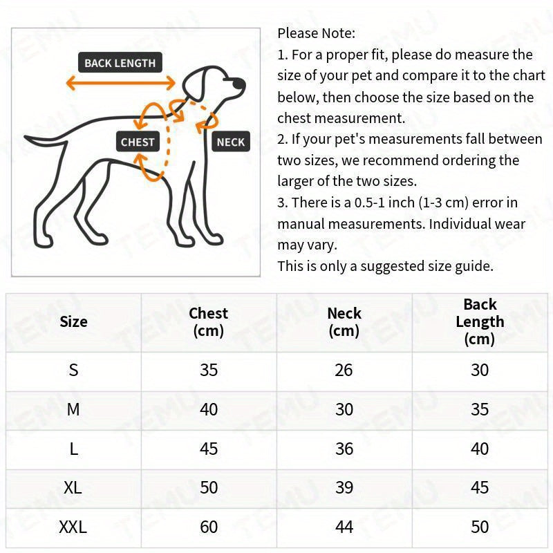 Moletom com Capuz para Cães Paiaite, 100% Poliéster, Suéter de Tecido Tricotado para Todas as Estações, com Bolso nas Costas, para Raças de Pequeno a Médio Porte, Ideal para Passeios e Aventuras.
