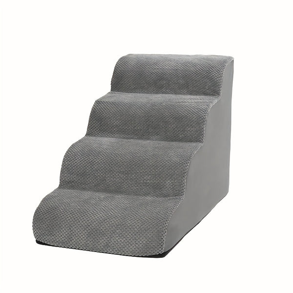 Escada de Espuma para Pets – Degraus Antiderrapantes para Sofá, Cama ou Poltrona, Densidade D28, Recupera Forma Original