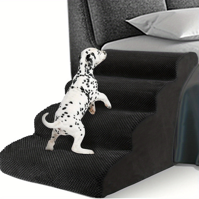 Rampa e Escada Pet em Espuma – Para Cães de Pequeno Porte | Ideal para Subir em Sofás e Camas | Macia, Segura e Confortável