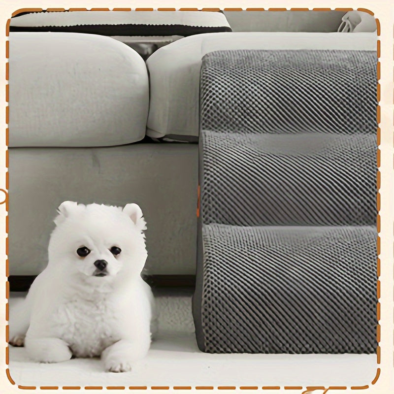 Escada Pet com 3 ou 4 Degraus – Espuma Super Macia | Disponível nas Cores Rosa ou Branco | Superfície Antiderrapante | Portátil, Leve e Fácil de Limpar