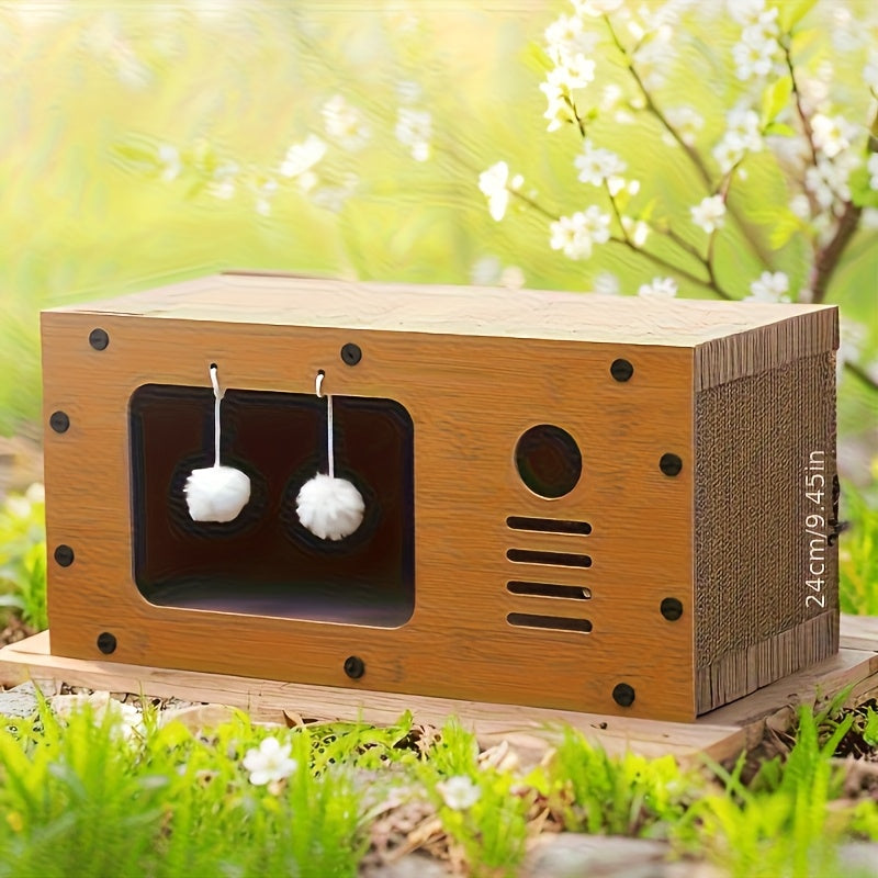Arranhador para Gatos Extra Grande em Diversos Tamanhos com Bola Pendurada – Móvel Essencial para Pets, Companheiro Favorito dos Gatos, Brinquedo de Verão Mais Popular.
