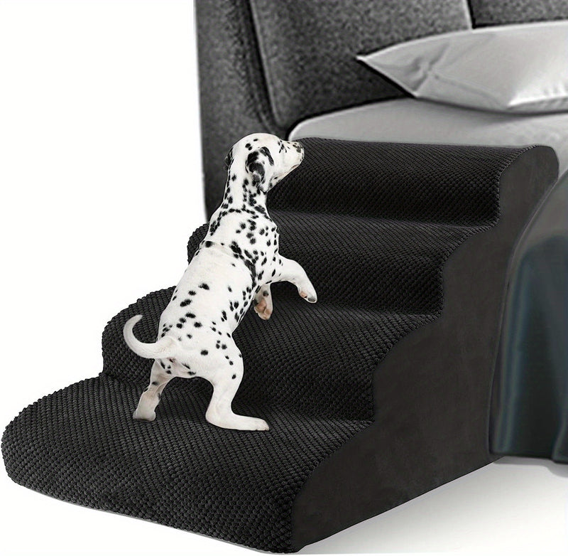 Rampa e Escada Pet em Espuma – Para Cães de Pequeno Porte | Ideal para Subir em Sofás e Camas | Macia, Segura e Confortável